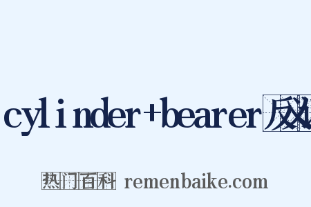 cylinder+bearer反义词是什么意思的图片